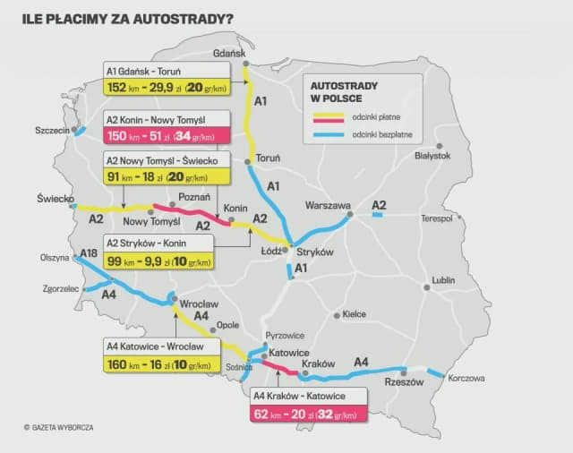 Ile kosztuje przejazd autostradą A4? Sprawdź ukryte opłaty i trasy Ile kosztuje przejazd autostradą A4? Sprawdź ukryte opłaty i trasy