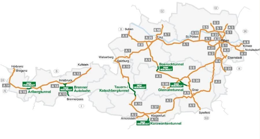Czy autostrady w Austrii są płatne? Wszystko o winietkach i opłatach Czy autostrady w Austrii są płatne? Wszystko o winietkach i opłatach